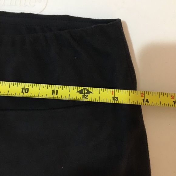 Dark Navy Faux Suede Leggings (Small) - Picture 10 of 11